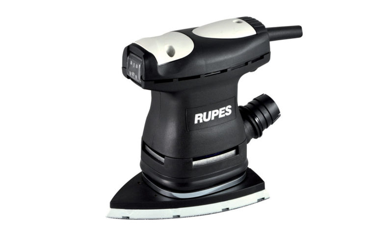 Random orbital palm pneumatic sander with 125mm pad & 9mm orbit - Rupes  tools