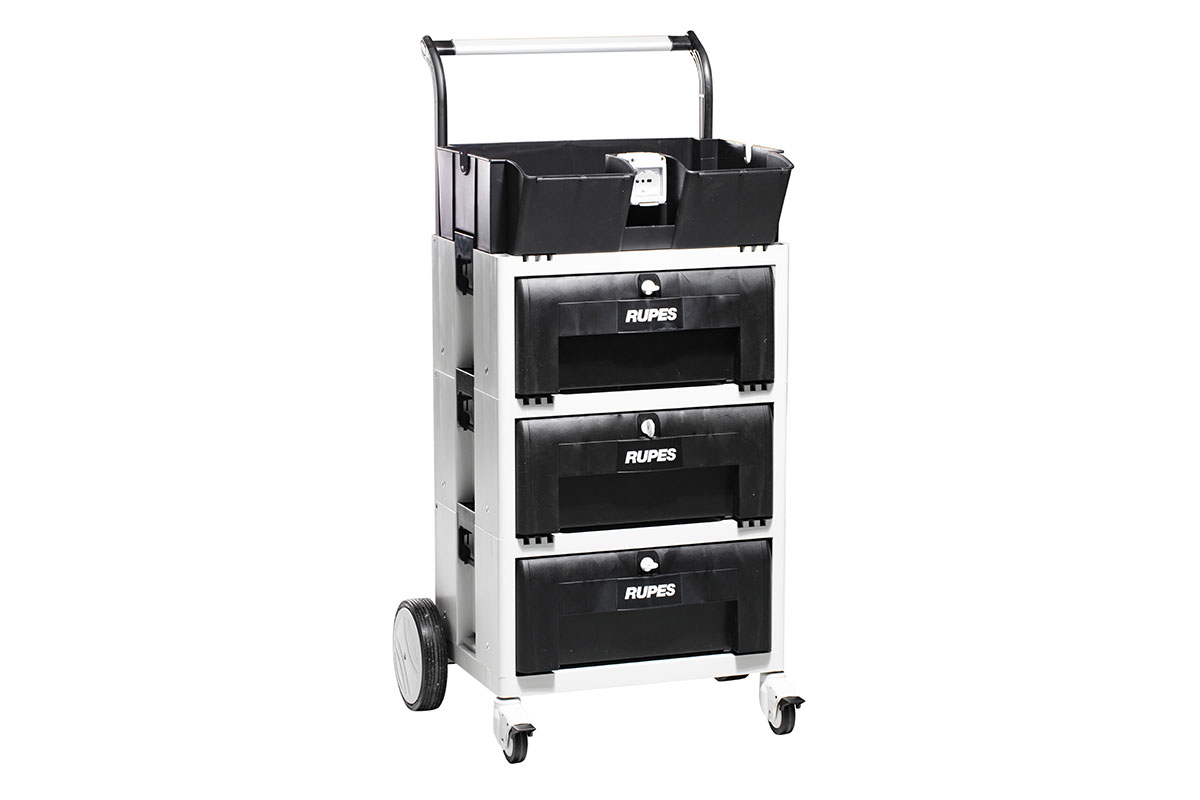 Polishing-trolley.with-3-drawes-CARRIER-DE-photo1 Polishing trolley with 3 drawes - CARRIER/DE - photo 1