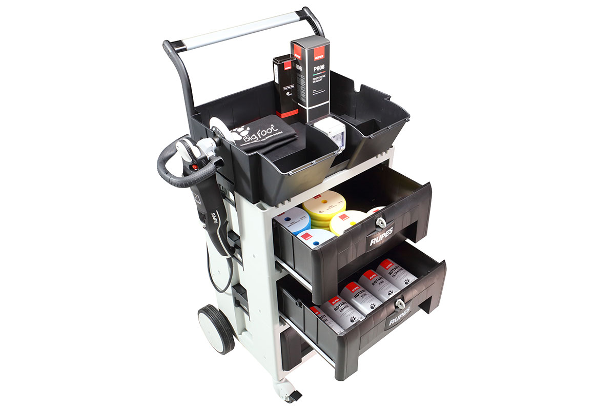Polishing-trolley.with-3-drawes-CARRIER-DE-photo3 Polishing trolley with 3 drawes - CARRIER/DE - photo 3