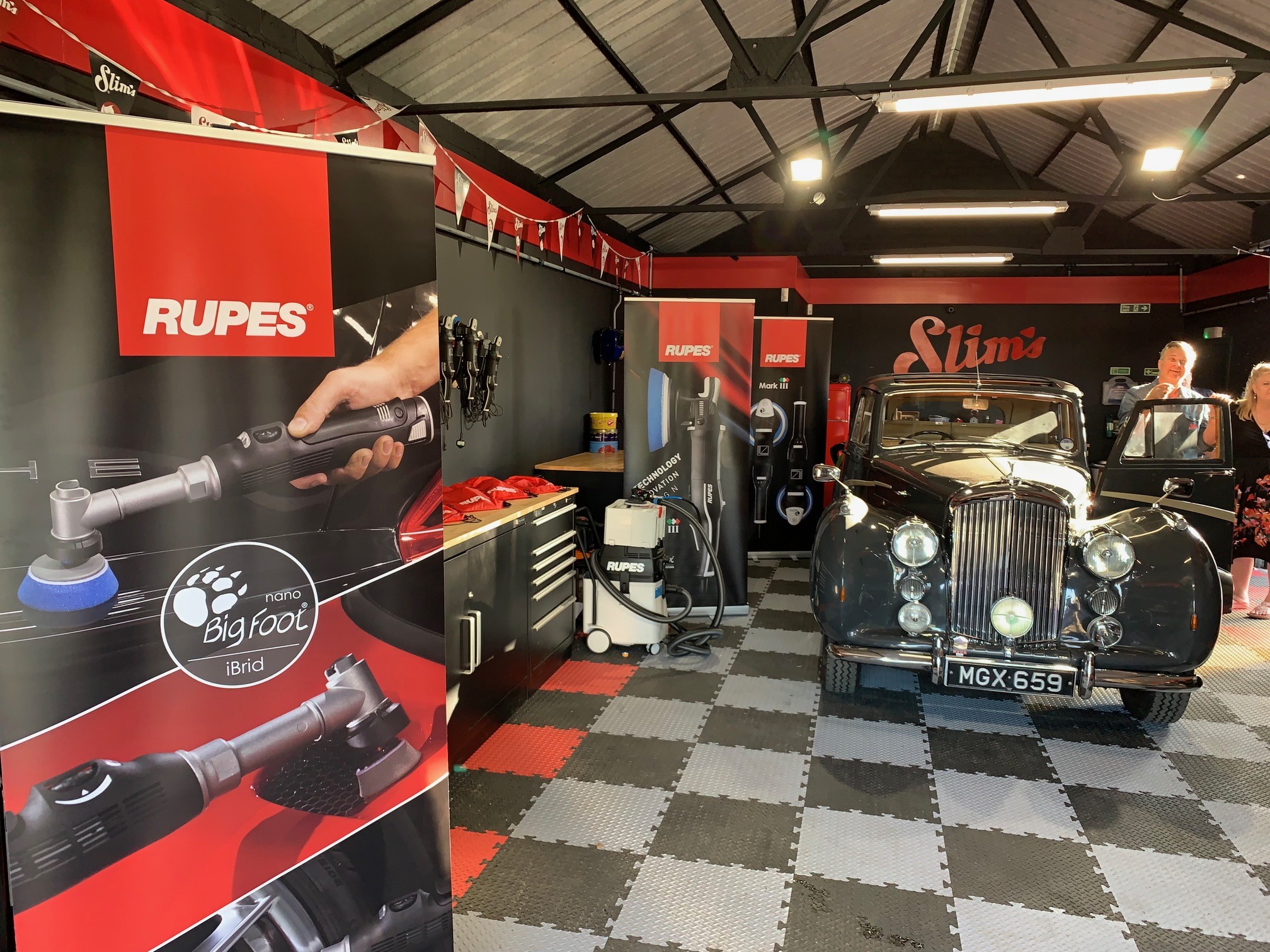 Morelli Slims Training Centre Opening Day Rupes tools