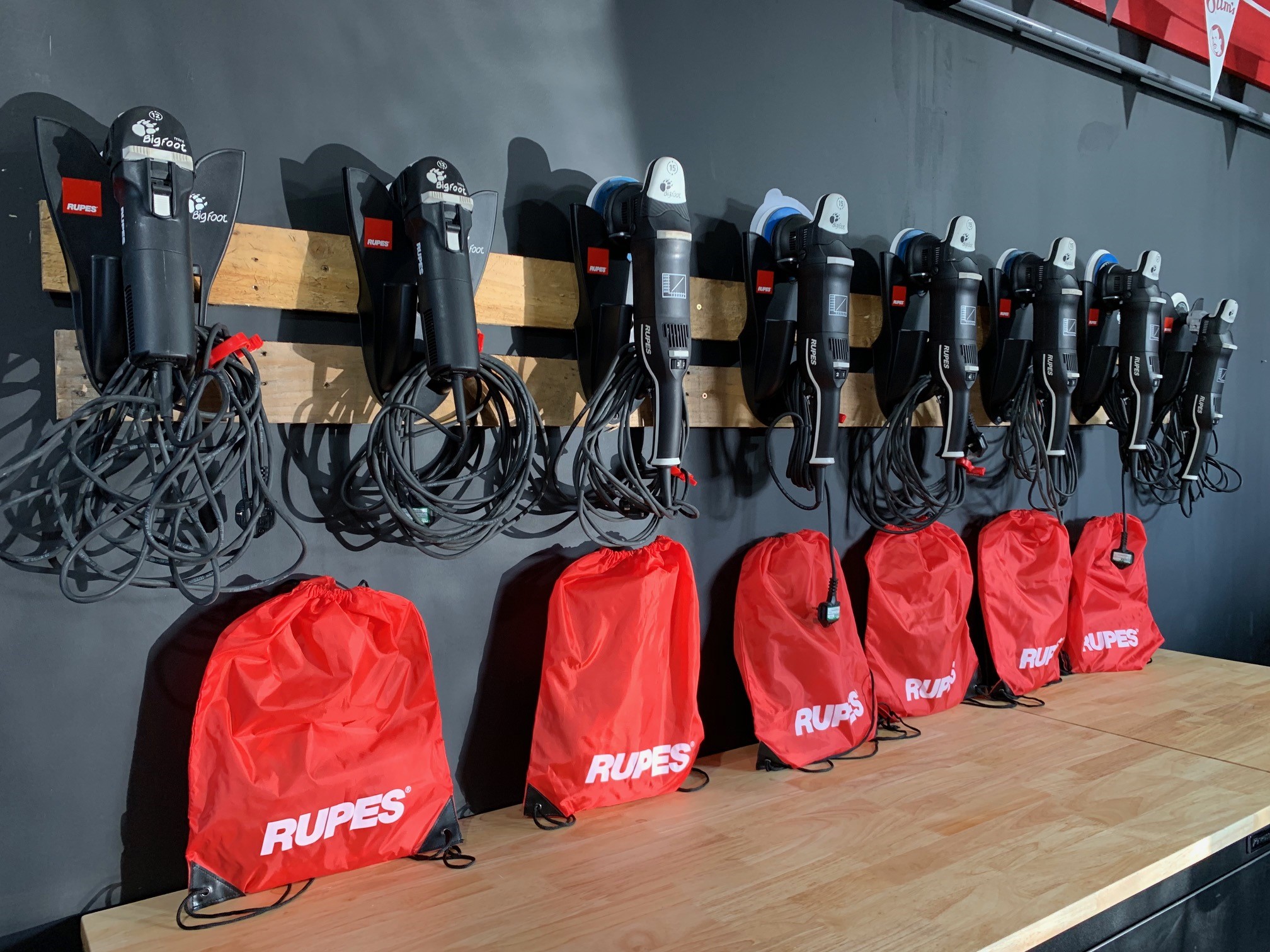 Morelli Slims Training Centre Opening Day Rupes tools