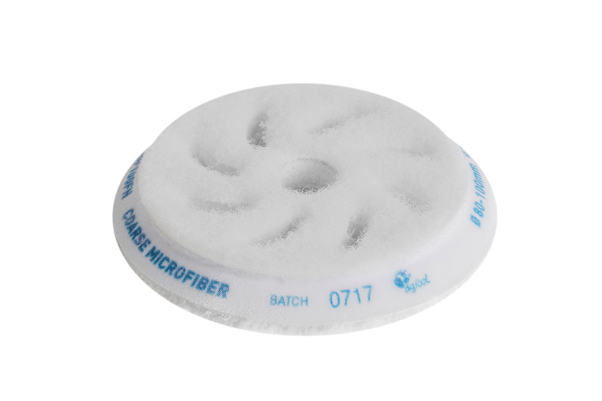 Coarse microfiber polishing pads for random orbital 9.BF100FH Coarse microfiber polishing pads for random orbital 9.BF100FH