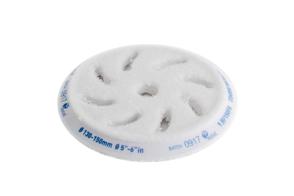 Coarse microfiber polishing pads for random orbital 9.BF150FH Coarse microfiber polishing pads for random orbital 9.BF150FH