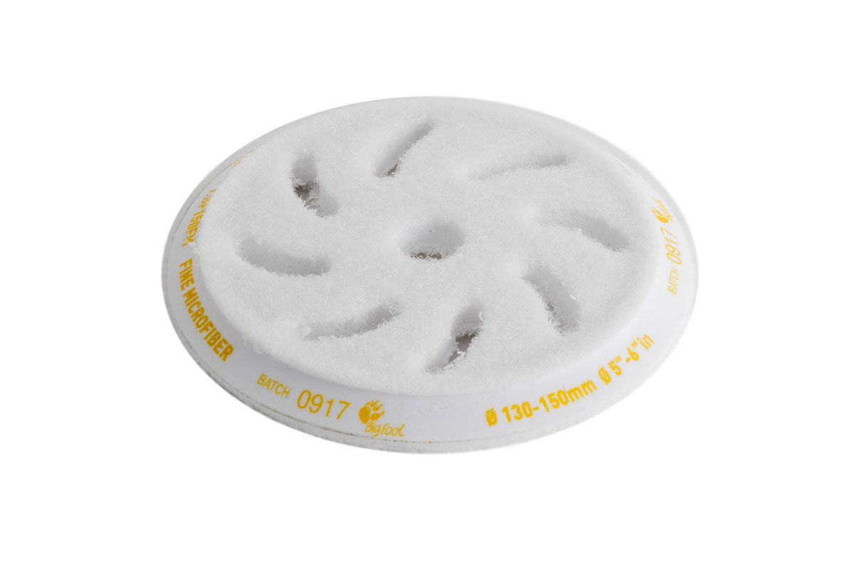 Fine microfiber polishing pads for random orbital 9.BF150FM