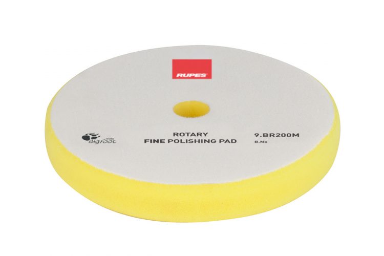 RUPES 3 x polishing pads fine polishing sponge polishing disc yellow soft 80-100 mm 