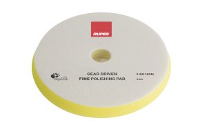 Fine polishing foam pads for gear driven