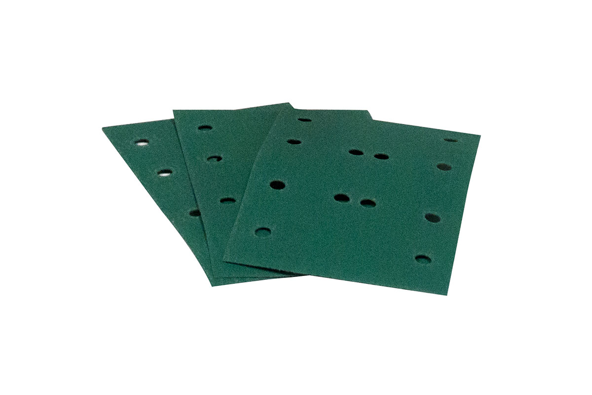 HQ400_80-130mm_12holes Film Abrasive 80x130mm 12 holes - HQ400