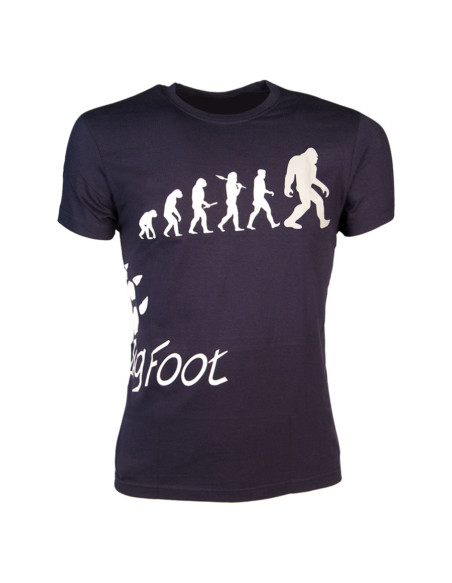 9Z751_t-shirt-evolution-blue_frontale Camiseta Bigfoot - Azul- Gallery photo 1