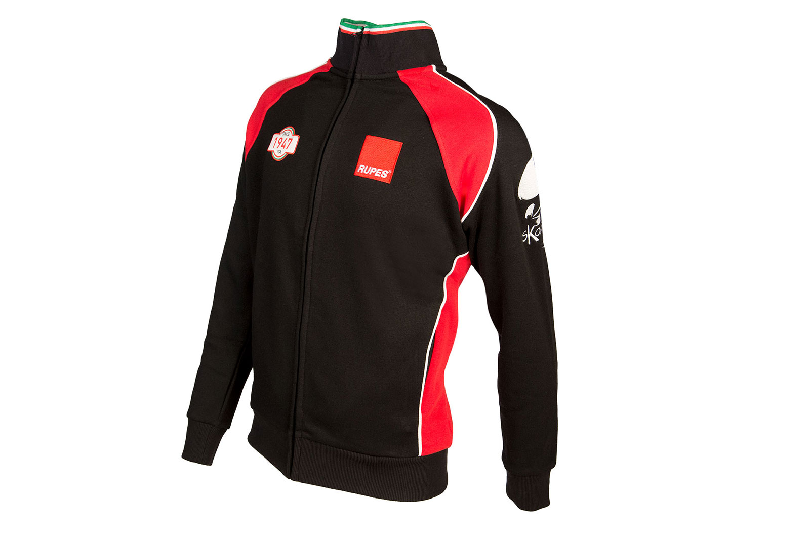 9Z1063-felpa_trequarti Sweat Racing rouge et noir- Gallery photo 3