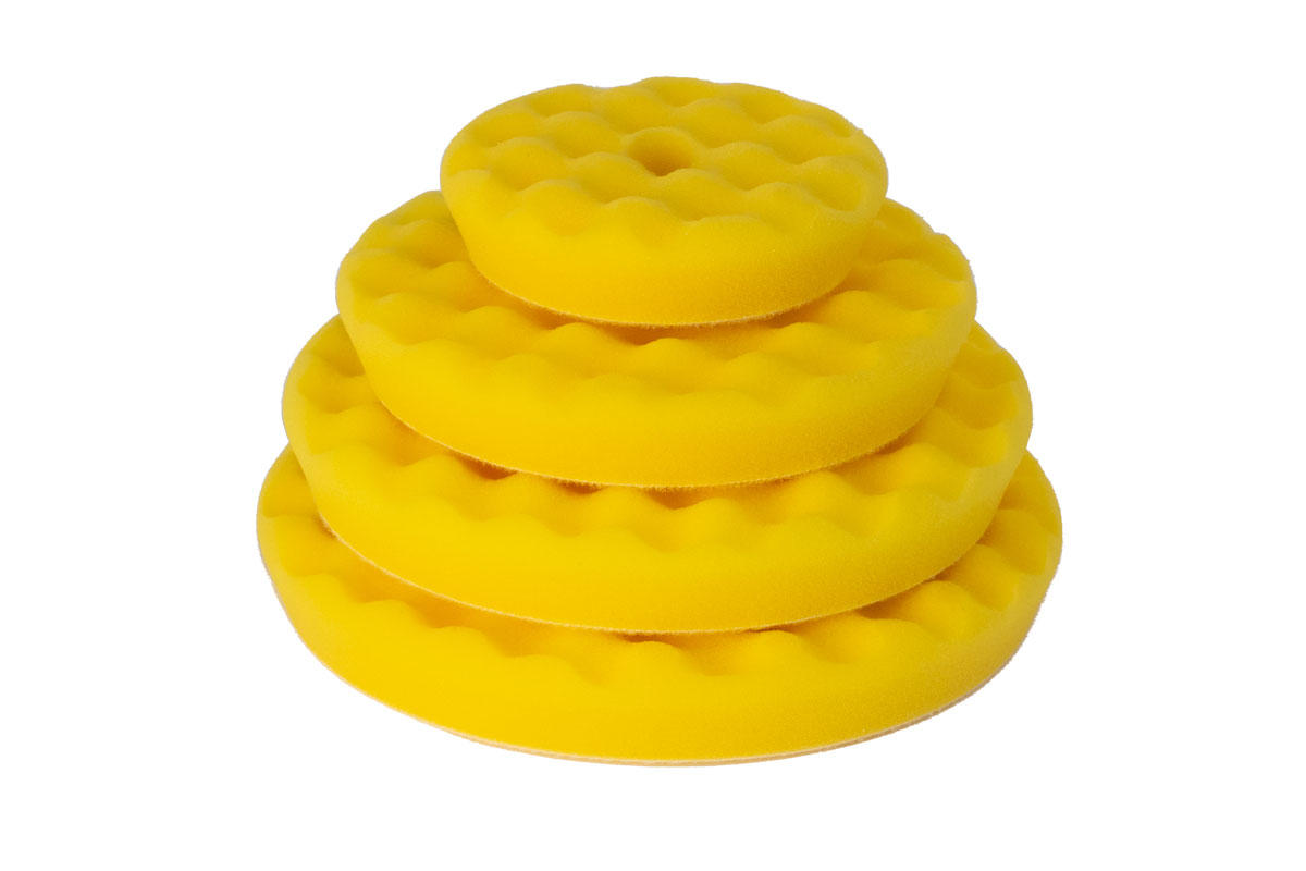9WF-Series-M_Waffle-fine-polishing-foam-pad-for-rotary-polishers_2 WAFFLE FINE Polishing Foam Pad for Rotary Polishers- Gallery photo 6
