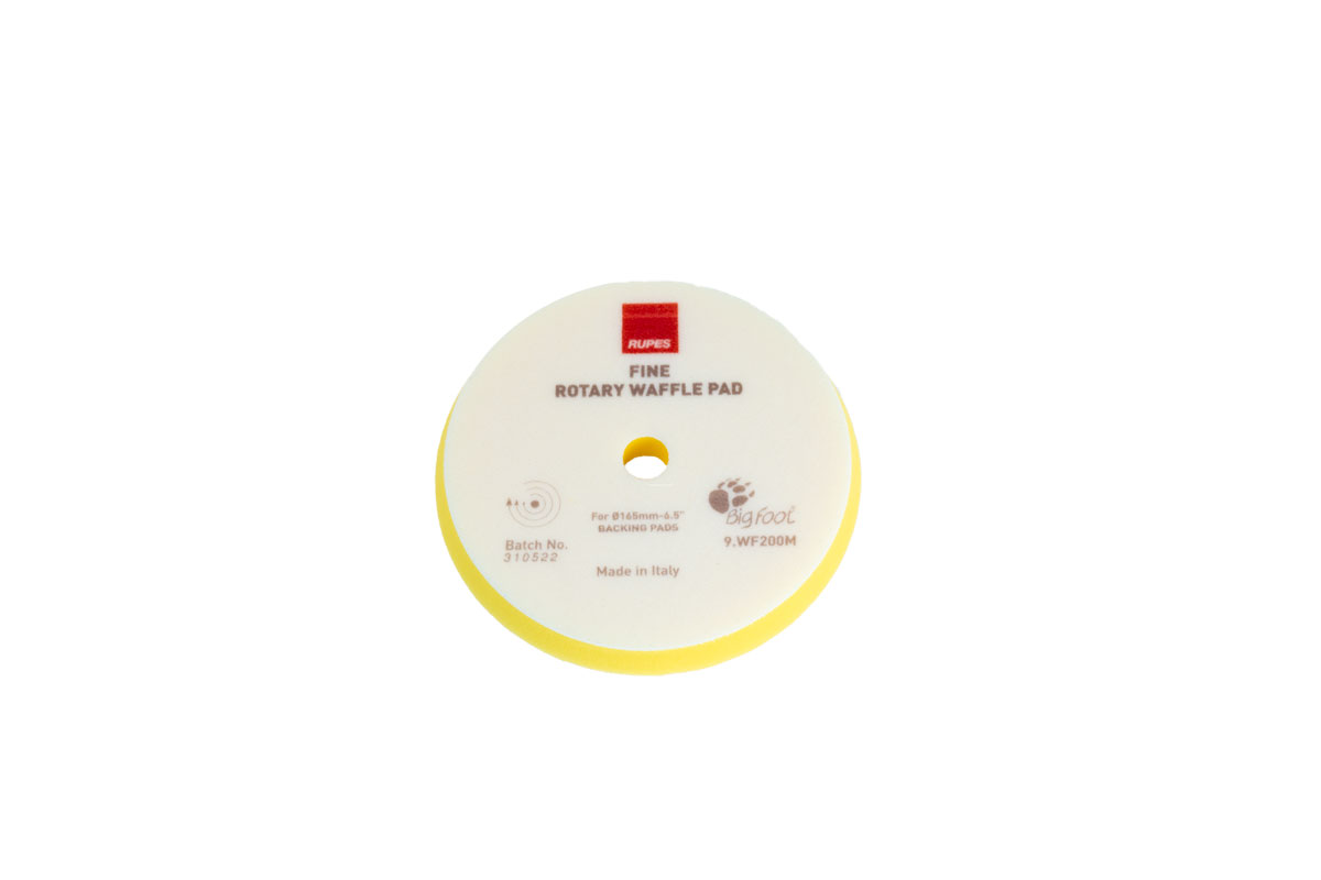 9WF-Series-M_Waffle-fine-polishing-foam-pad-for-rotary-polishers_9wf200M WAFFLE FINE Polishing Foam Pad for Rotary Polishers- Gallery photo 7
