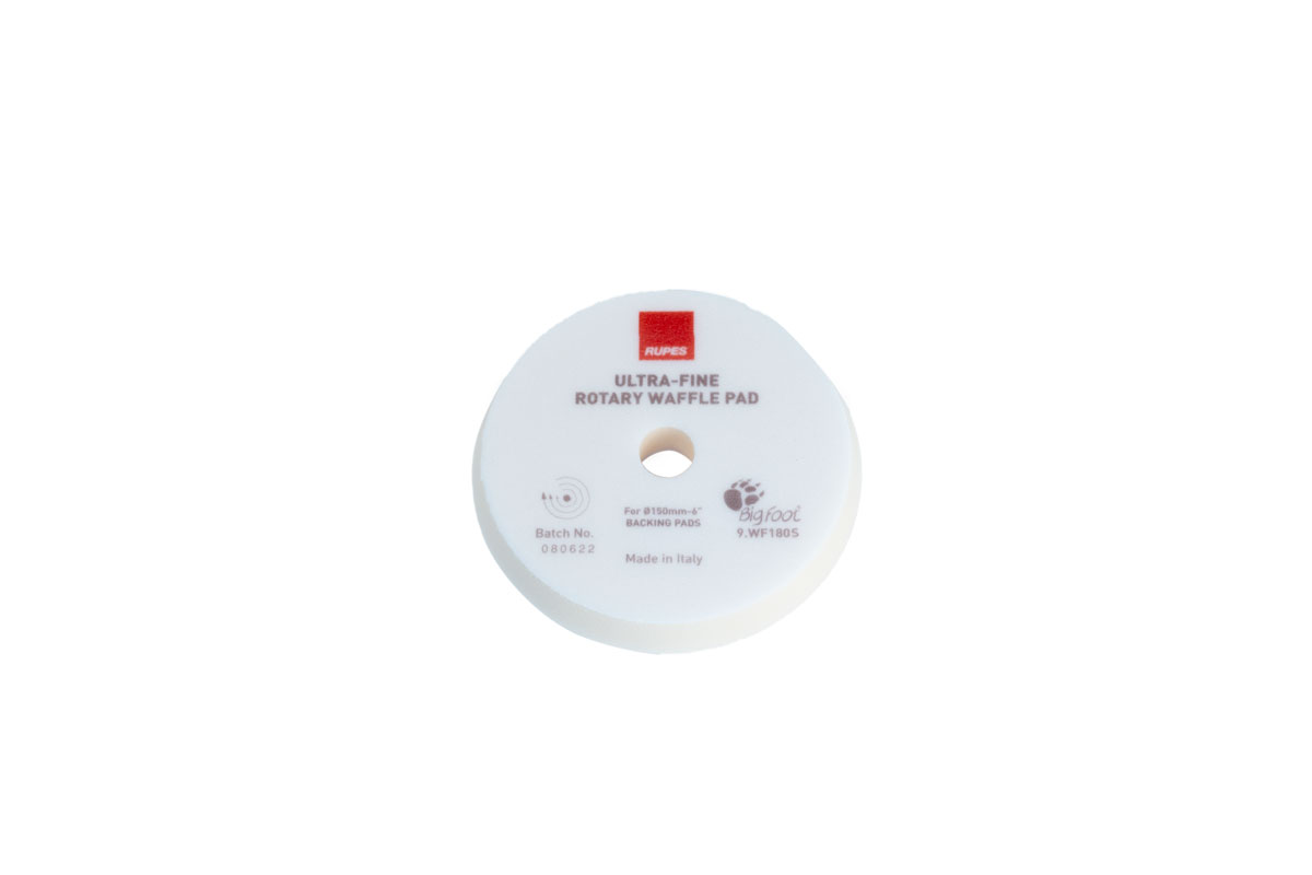 9WF-Series-S_Waffle-ultra-fine-polishing-foam-pad-for-rotary-polishers_9WF180S WAFFLE ULTRA-FINE Polishing Foam pad for Rotary Polishers- Gallery photo 8