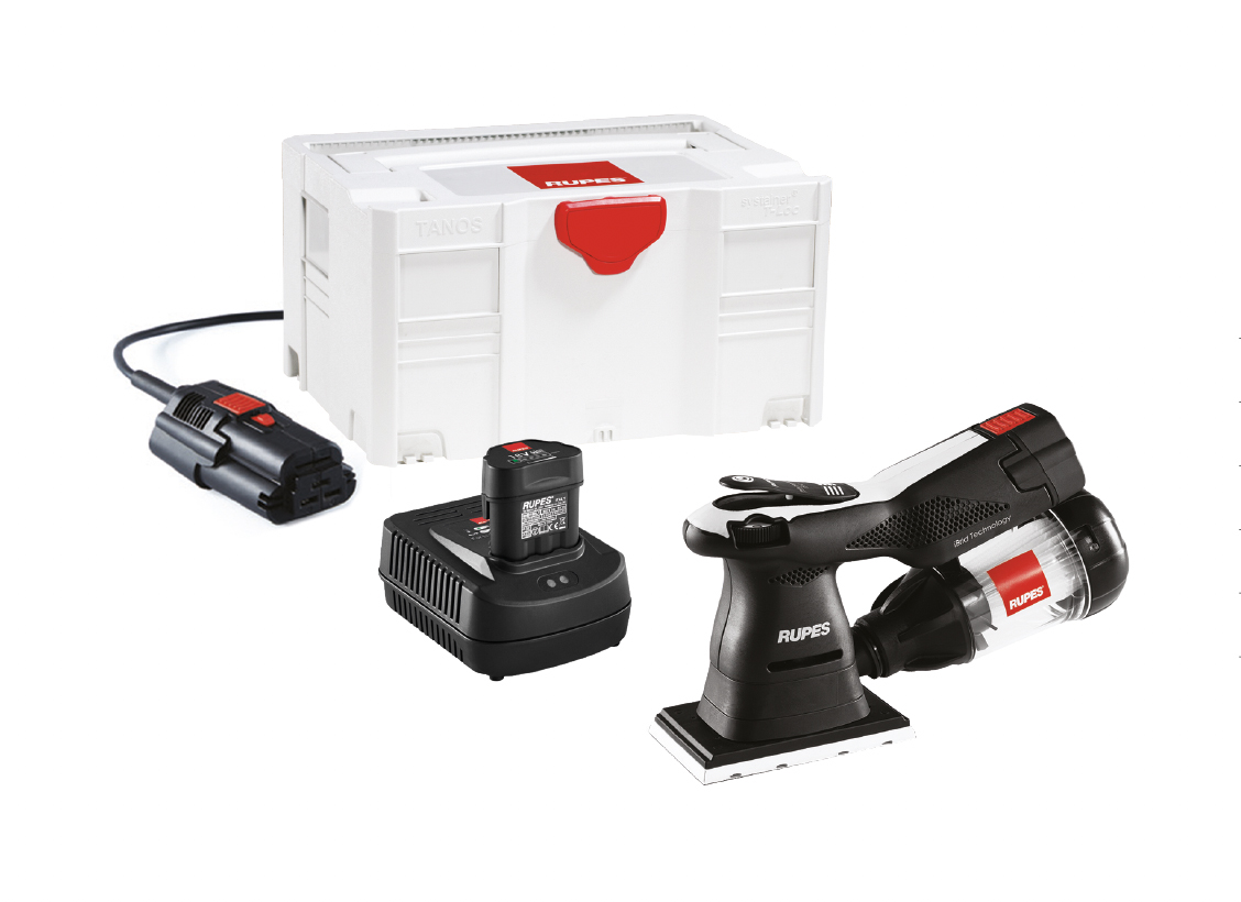 HSE73 Rectangular orbital mini sander with iBRID technology - Rupes tools