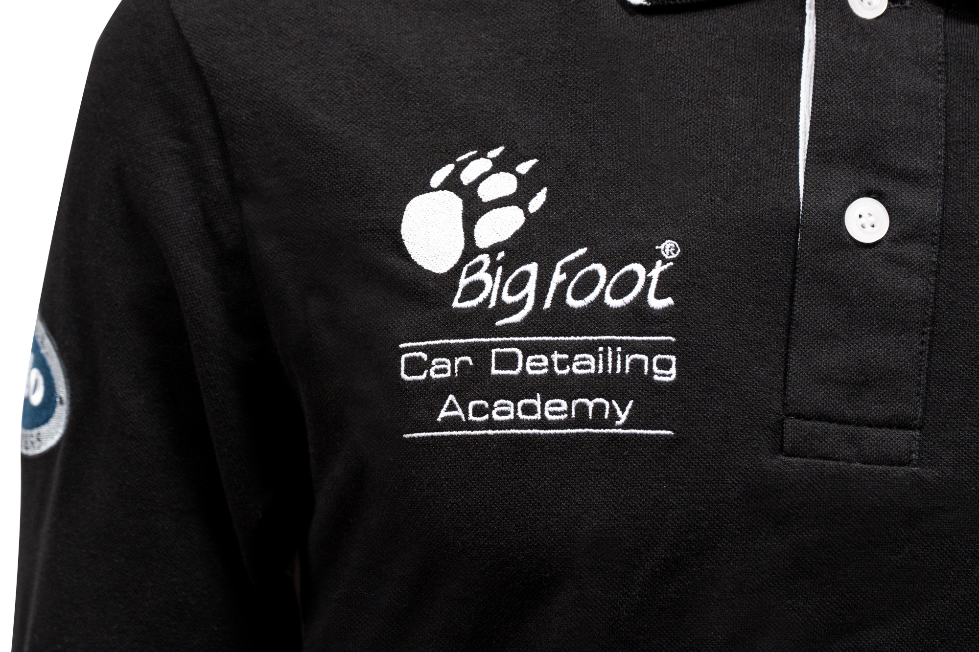 9Z973_dettaglio_logo_bigfoot_LOW POLO ACADEMY BLACK LINE A MANICHE LUNGHE- Gallery photo 8
