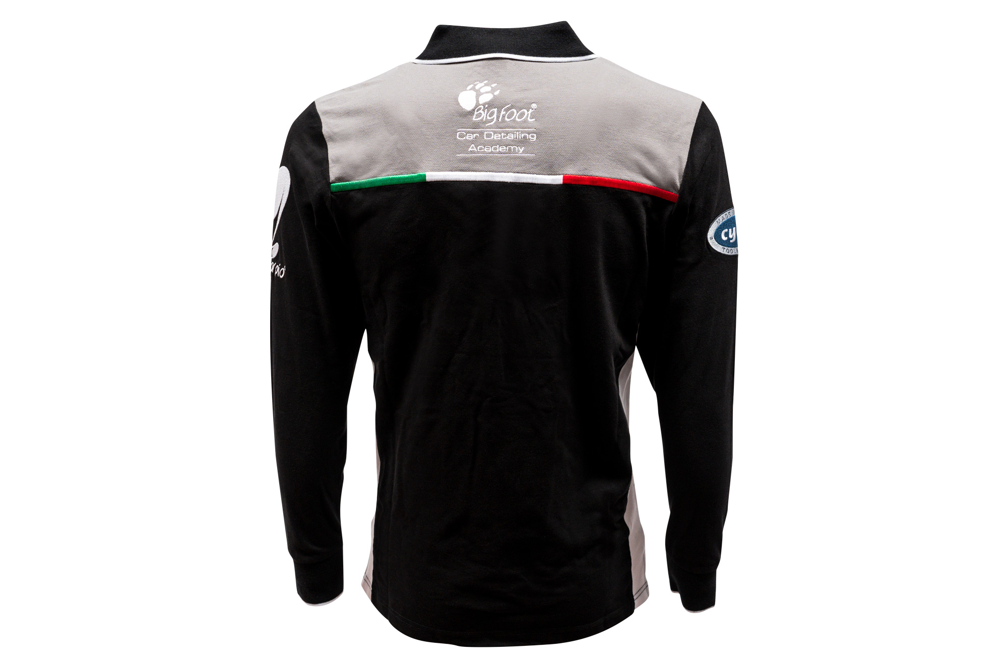 LONG SLEEVE ACADEMY POLO BLACK LINE - Rupes tools