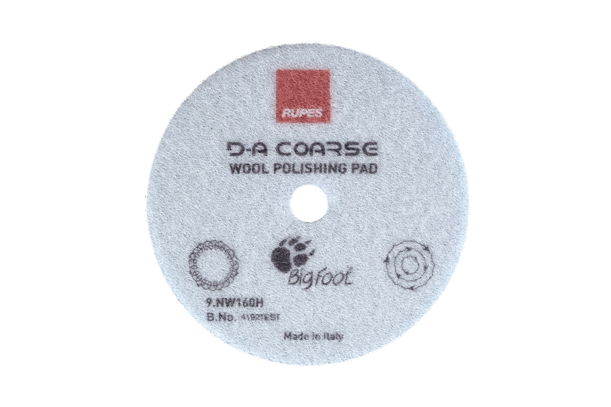 9NW160H_top D-A COARSE Wool Polishing Pad- Gallery photo 2