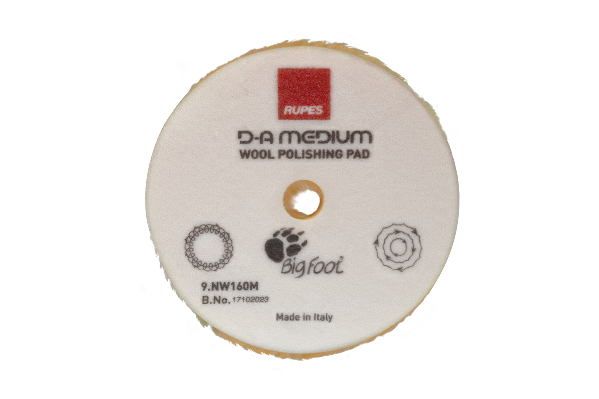 9NW160M_top D-A MEDIUM Wool Polishing Pad- Gallery photo 2