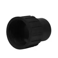 TERMINALE IN GOMMA FILETTATO PER TUBO Ø 38mm