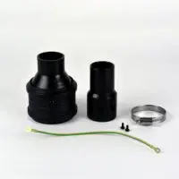 RACCORDO DI ASPIRAZIONE PER TURBINA Ø 75mm - 38mm 