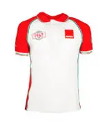 Polo Team rouge et blanc - Rupes depuis 1947