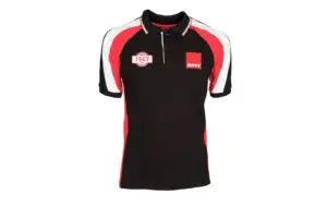 Polo Racing rouge & noir