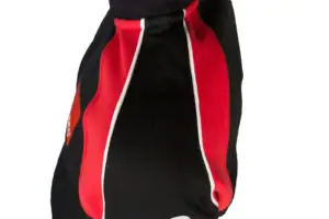 Rennendes rotes und schwarzes Sweatshirt
